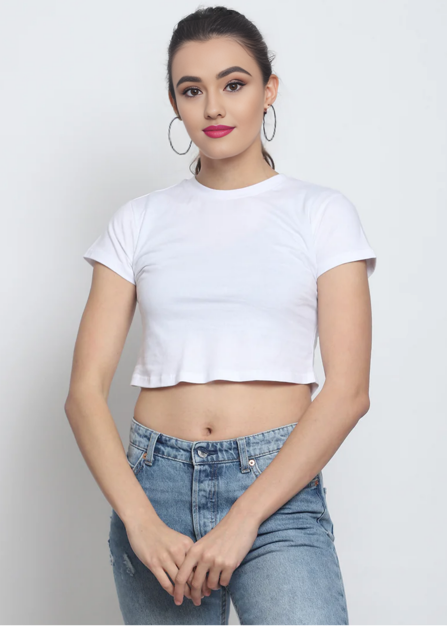 Crop Tops White Worthstyle 7109