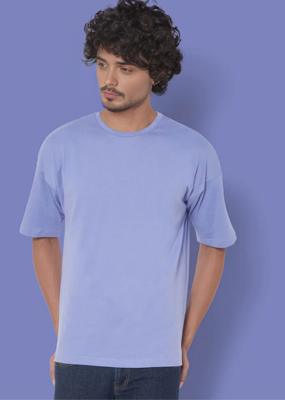 Dropshoulder Crewneck - Periwinkle