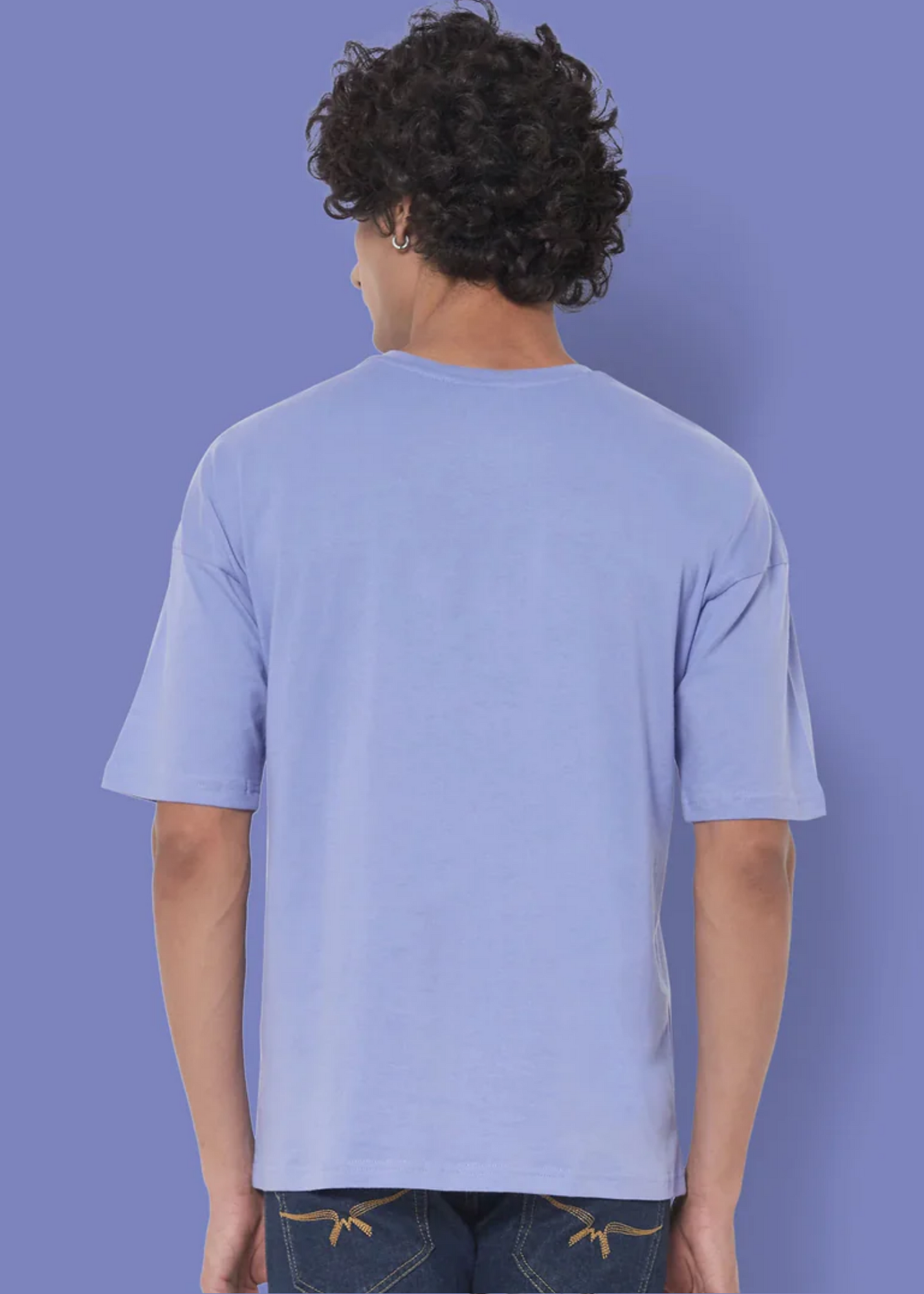 Dropshoulder Crewneck - Periwinkle