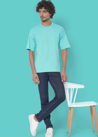 Dropshoulder Crewneck - Egg Blue