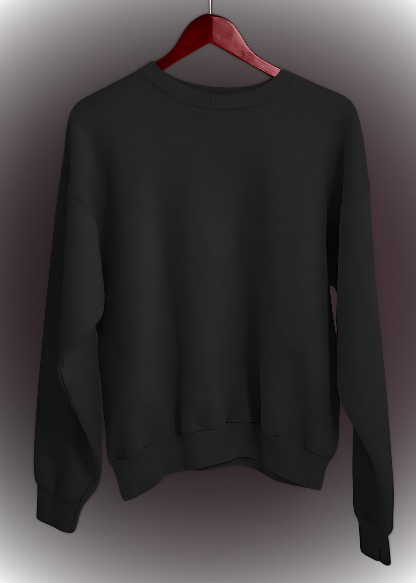 Drop Shoulder Sweatshirts - Black