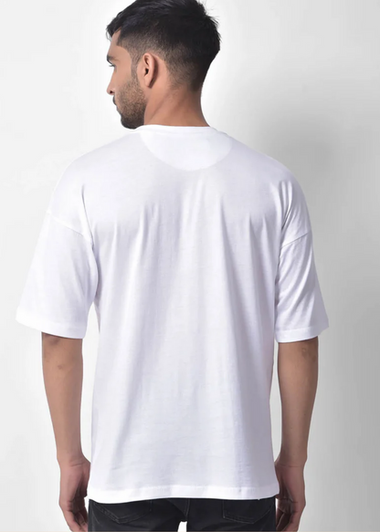 Dropshoulder Crewneck - White