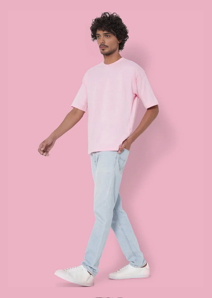 Dropshoulder Crewneck - Baby Pink