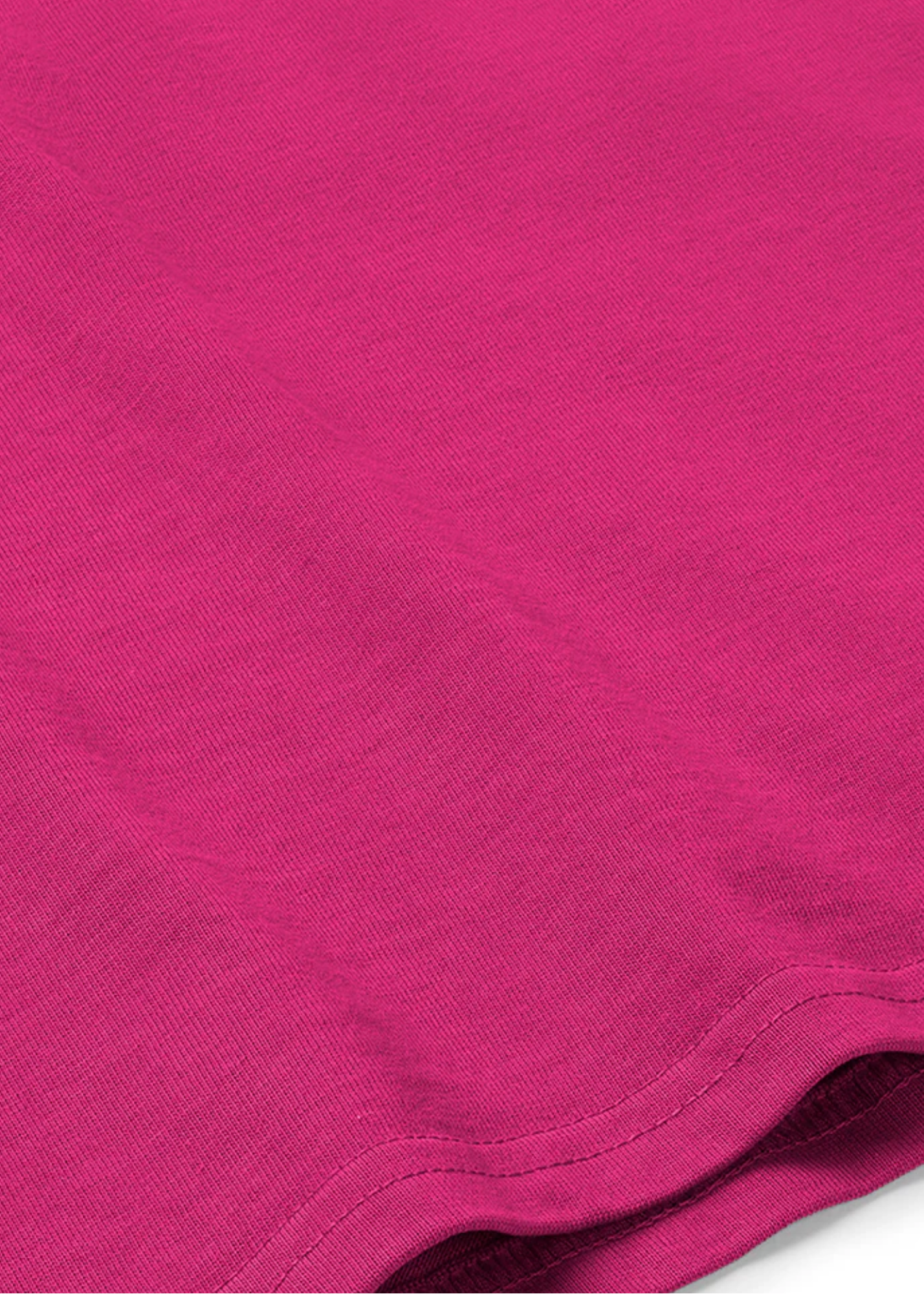 Drop Shoulders Tee - Cerise