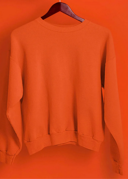 Drop Shoulder Sweatshirt - Rust