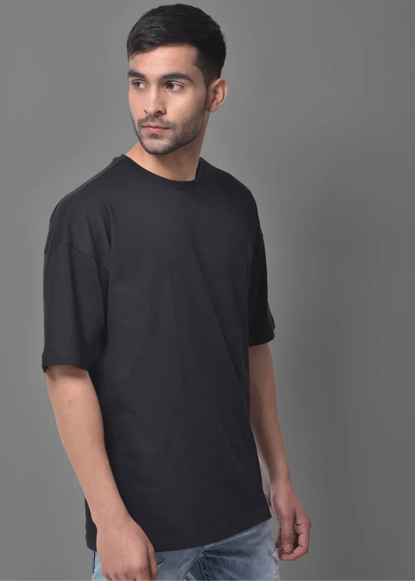 Dropshoulder Crewneck - Black