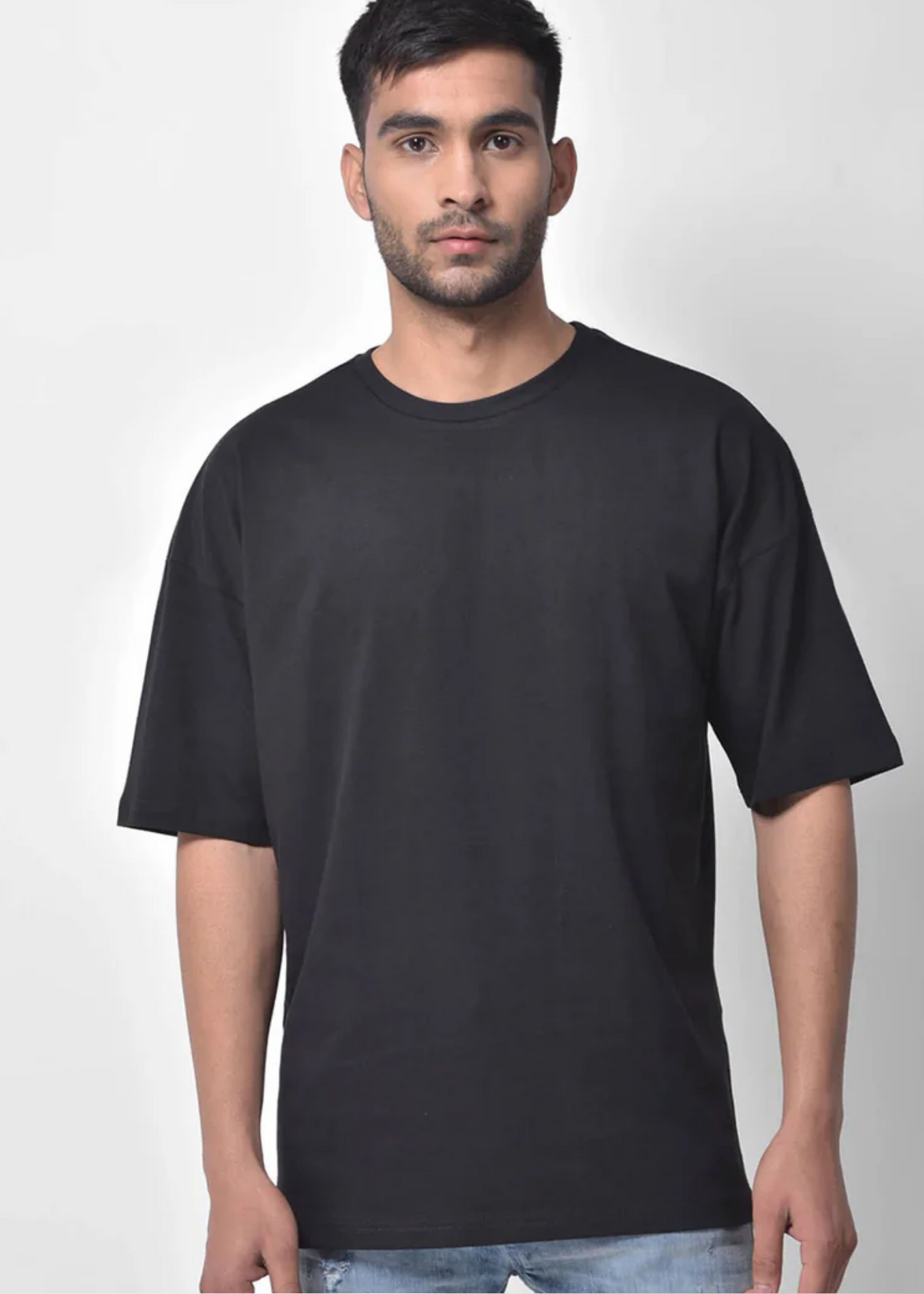 Dropshoulder Crewneck - Black