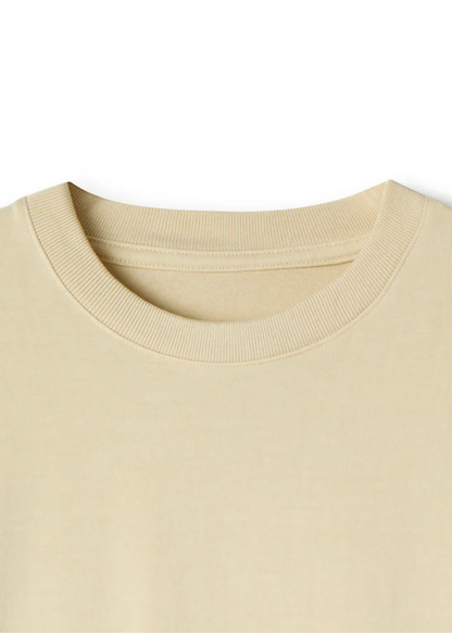 Drop Shoulders Tee - Oyester