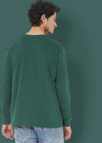 Crew Neck: Full Sleeves - Emerald Green