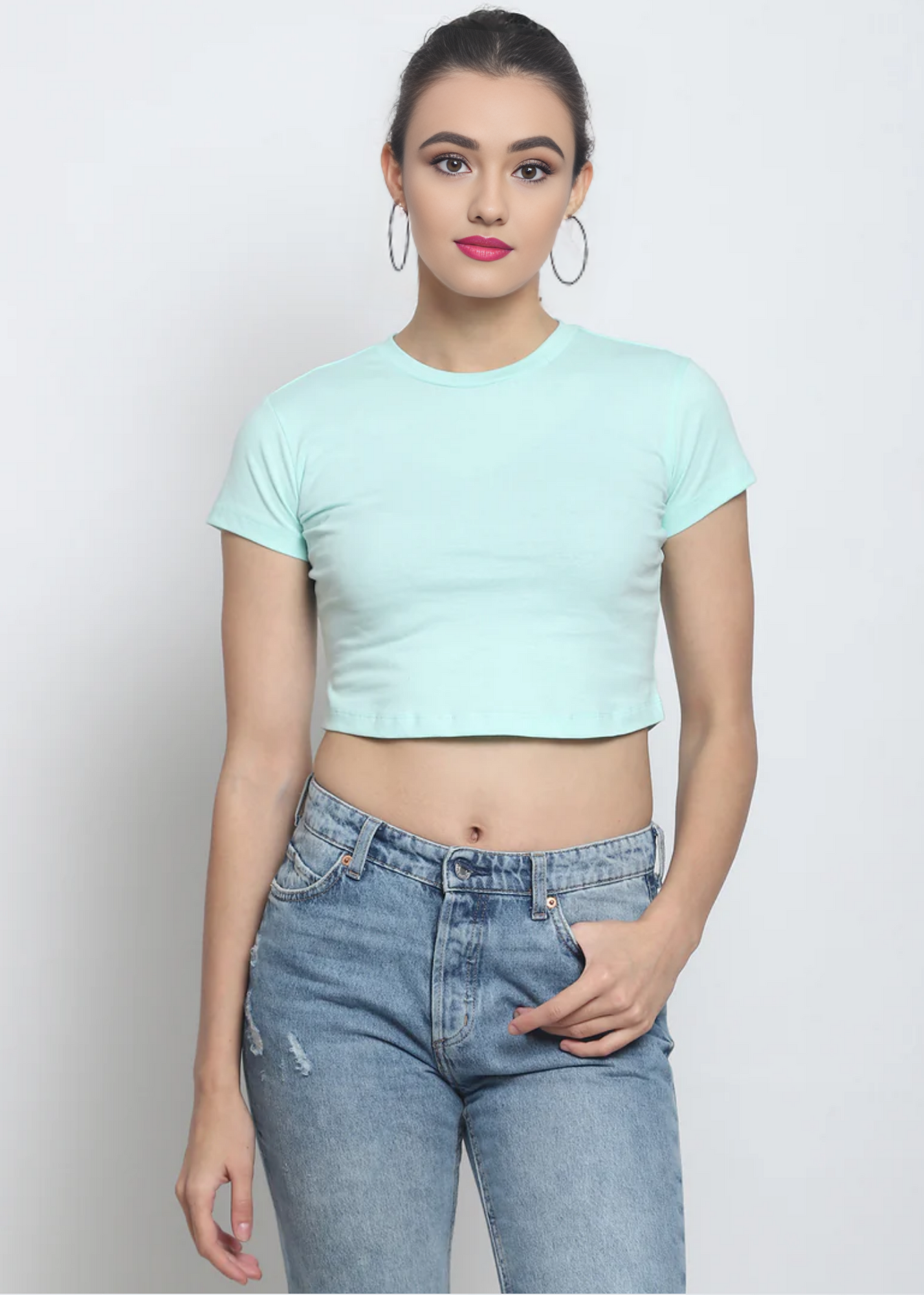 Crop Tops - Pale Green