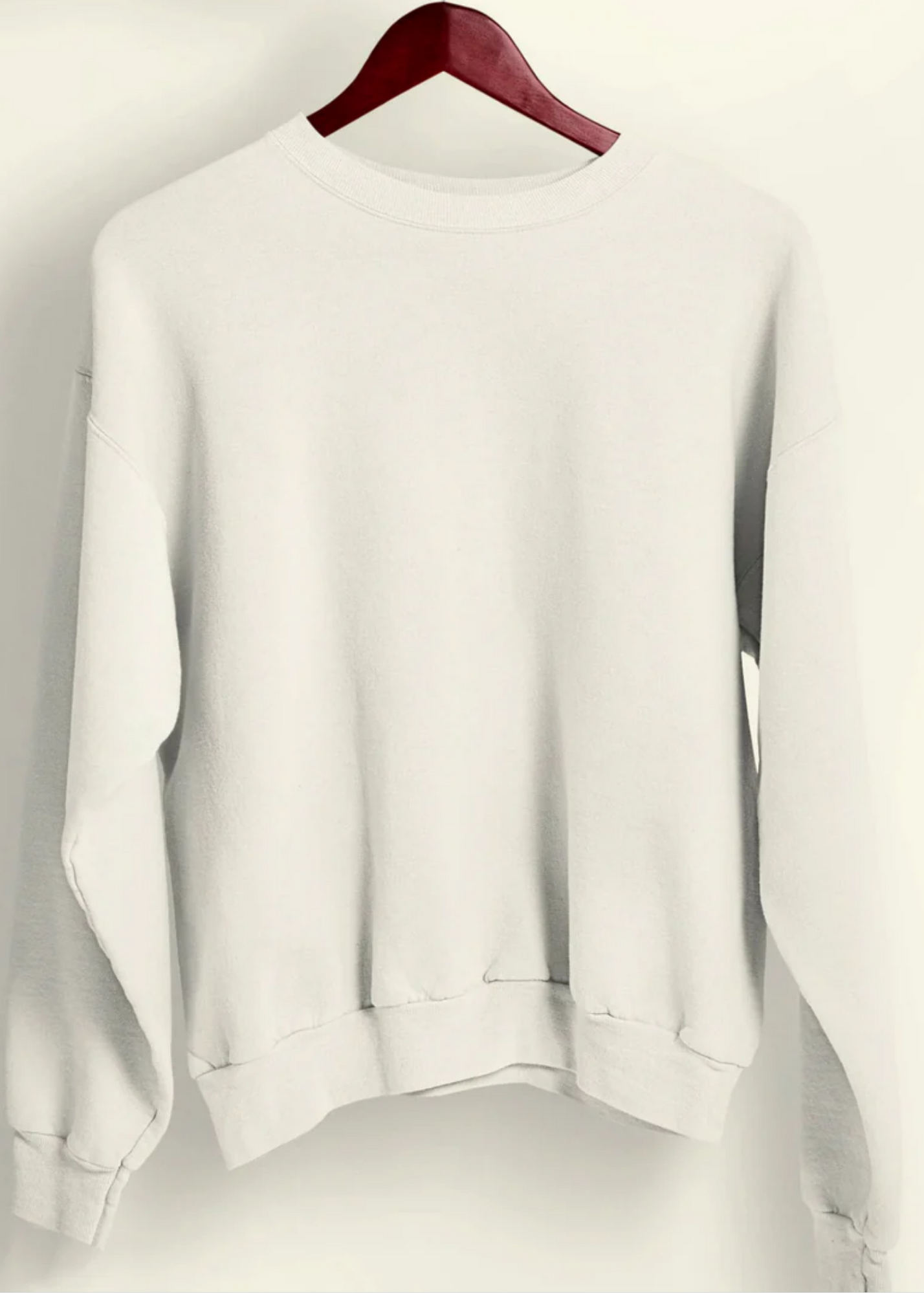 Drop Shoulder Sweatshirts -Tusk cream