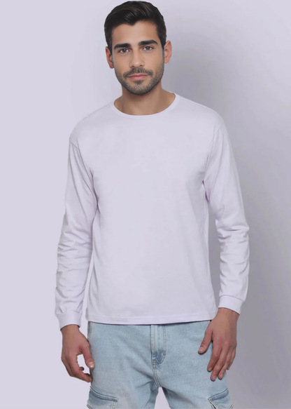 Crew Neck: Full Sleeves - Lilac