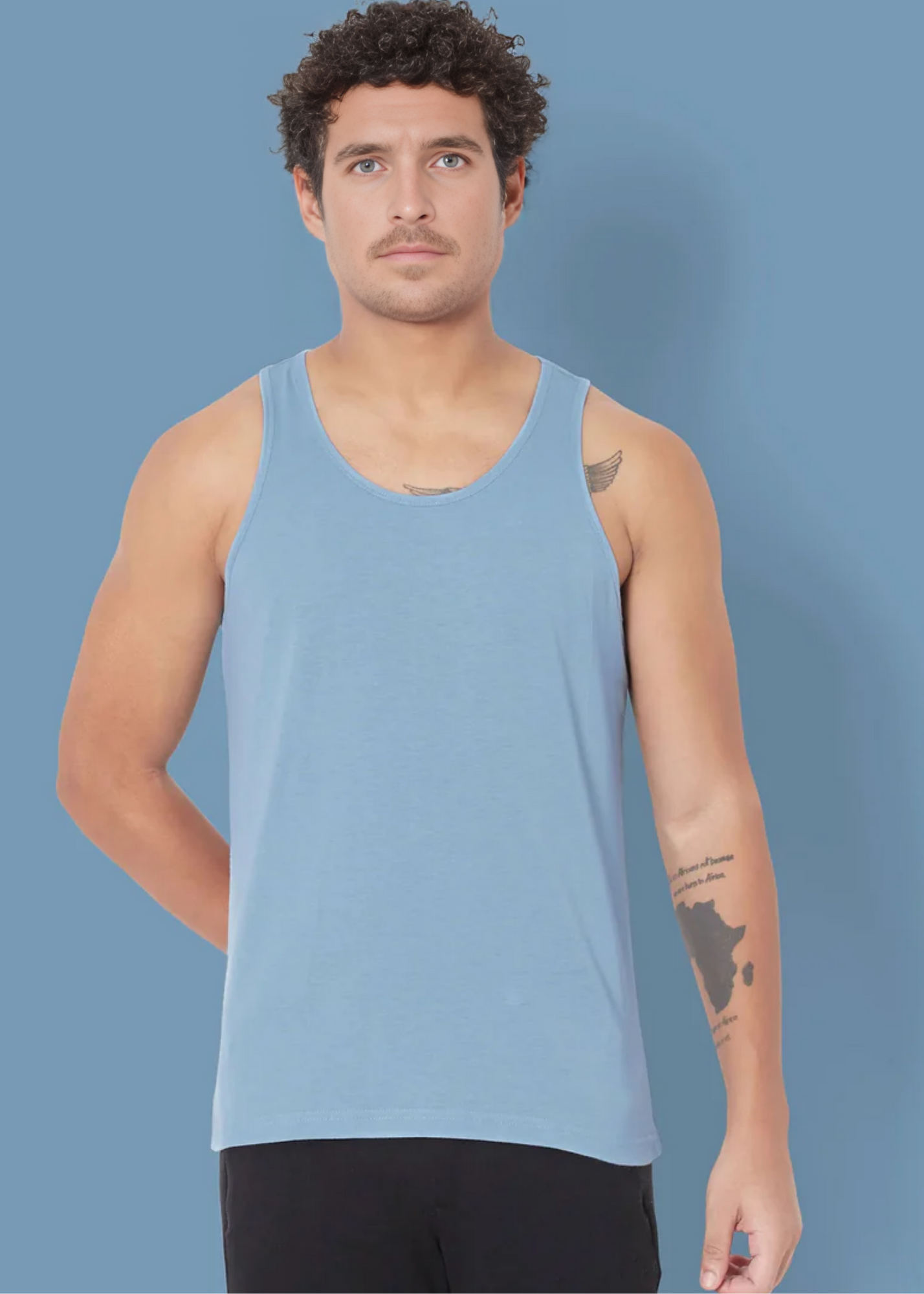 Tank Top - Cyan Blue