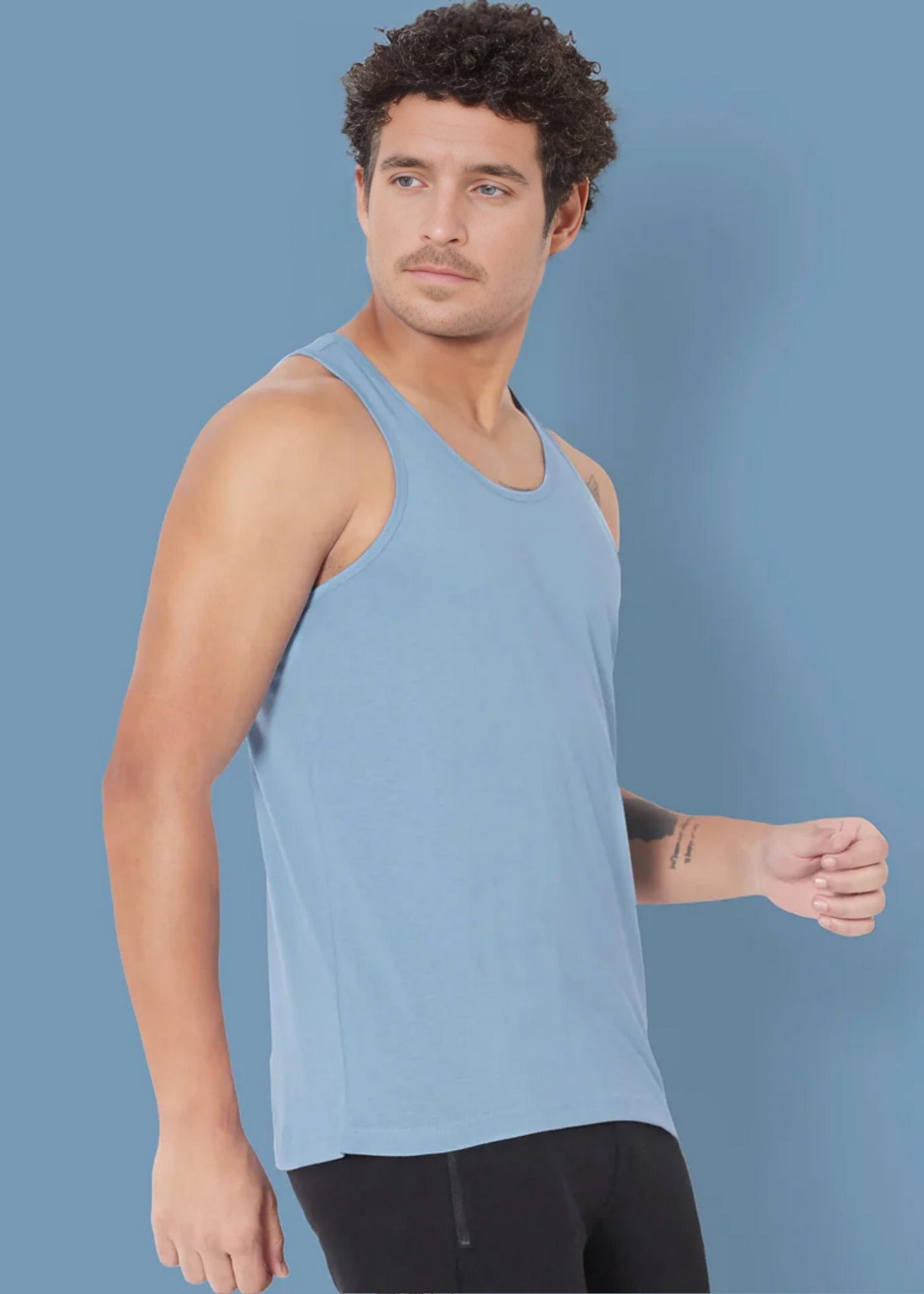 Tank Top - Cyan Blue