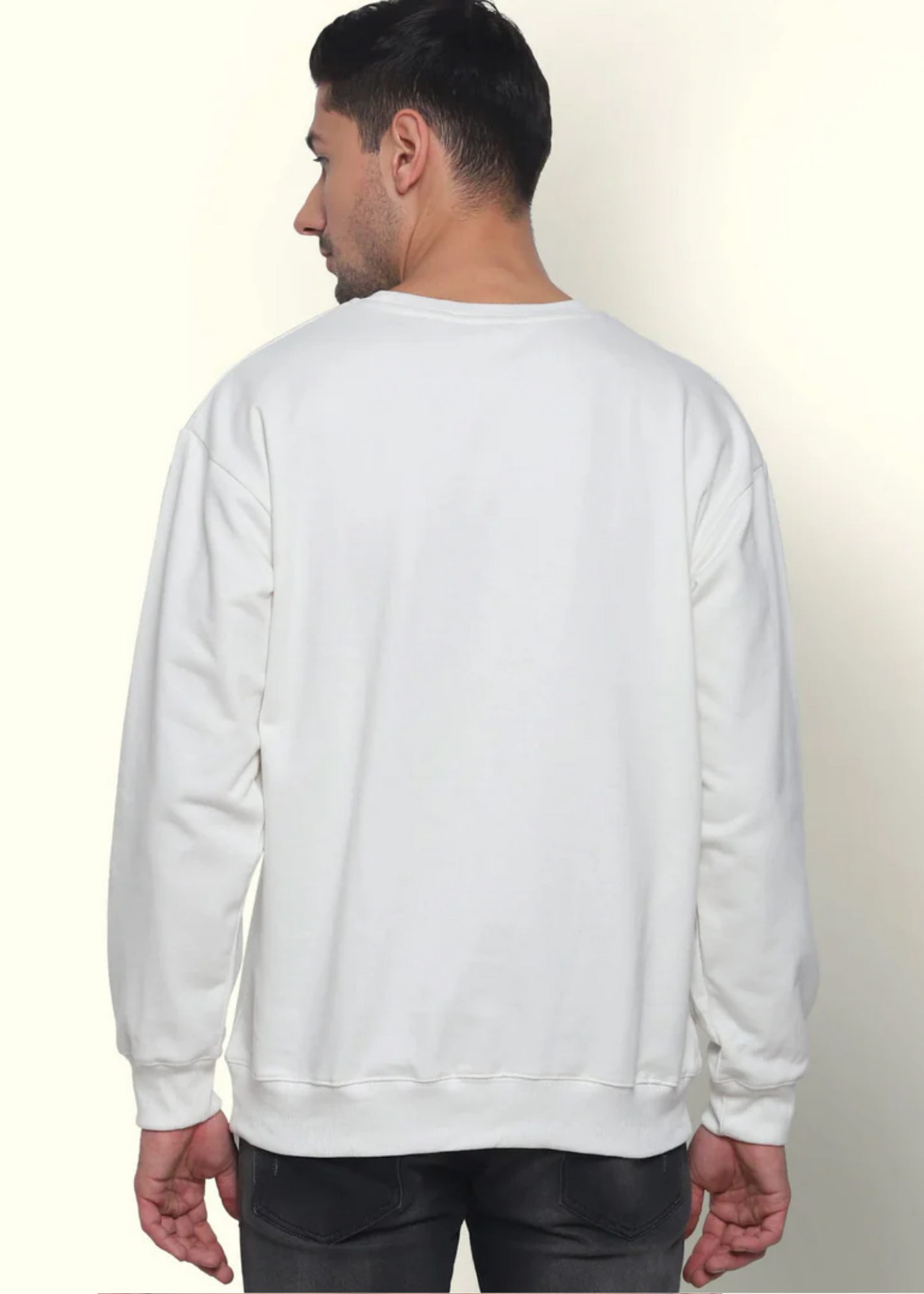 Drop Shoulder Sweatshirts -Tusk cream