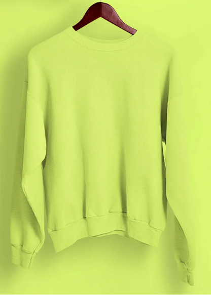 Drop Shoulder Sweatshirts - Lemonade