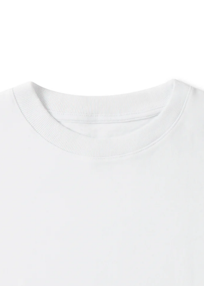 Drop Shoulders Tee - White