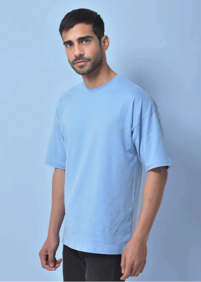 Dropshoulder Crewneck - Cyanblue