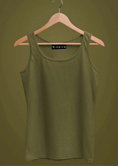 Tank Top - Olive Green