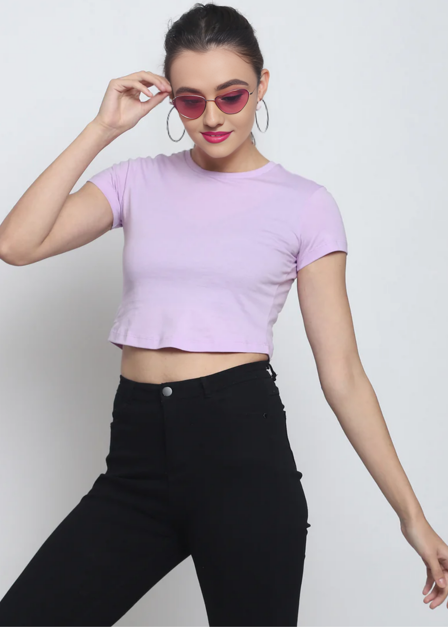 Crop Tops - Mauve Purple