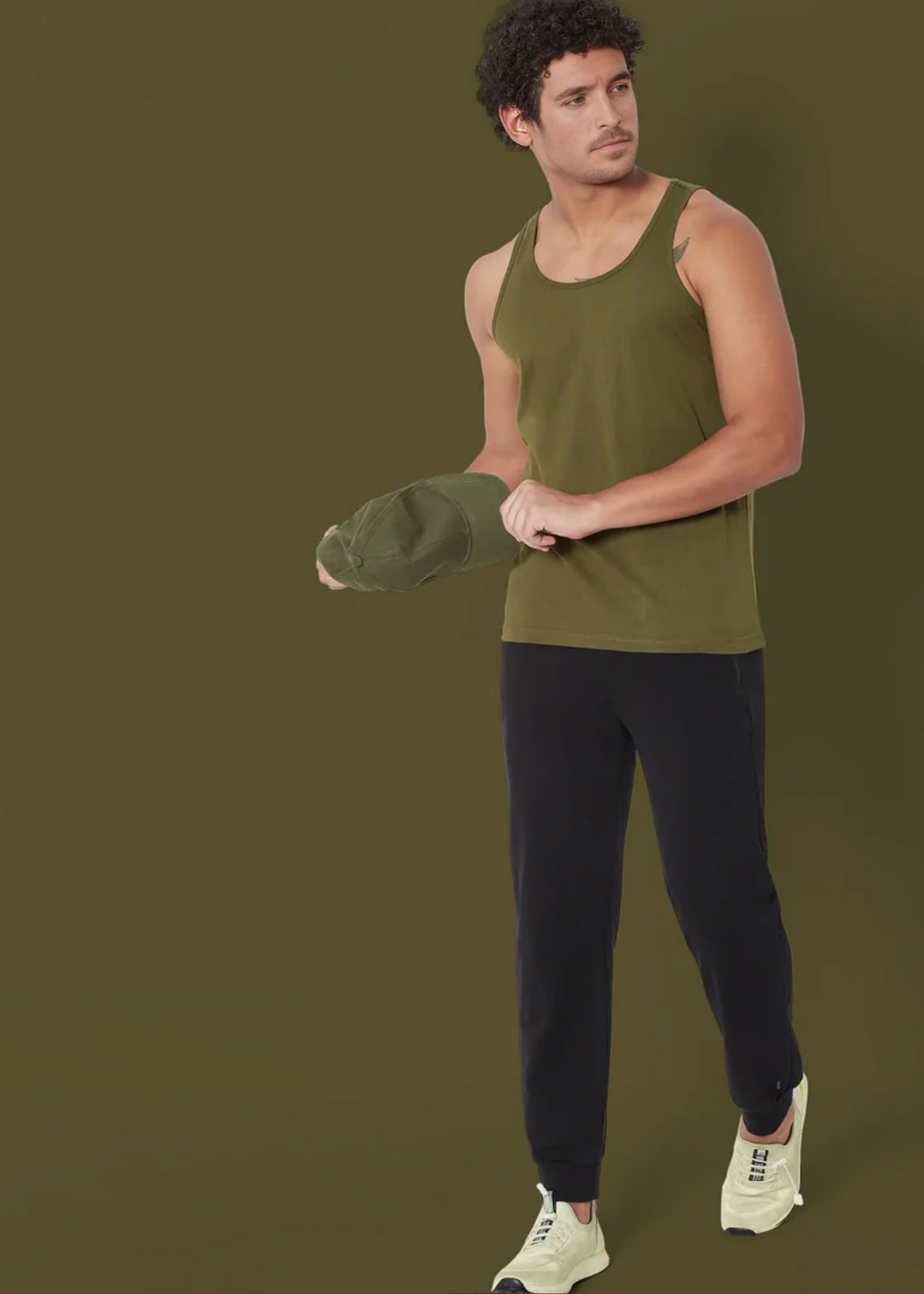 Tank Top - Olive Green