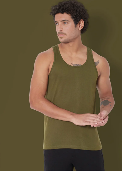 Tank Top - Olive Green