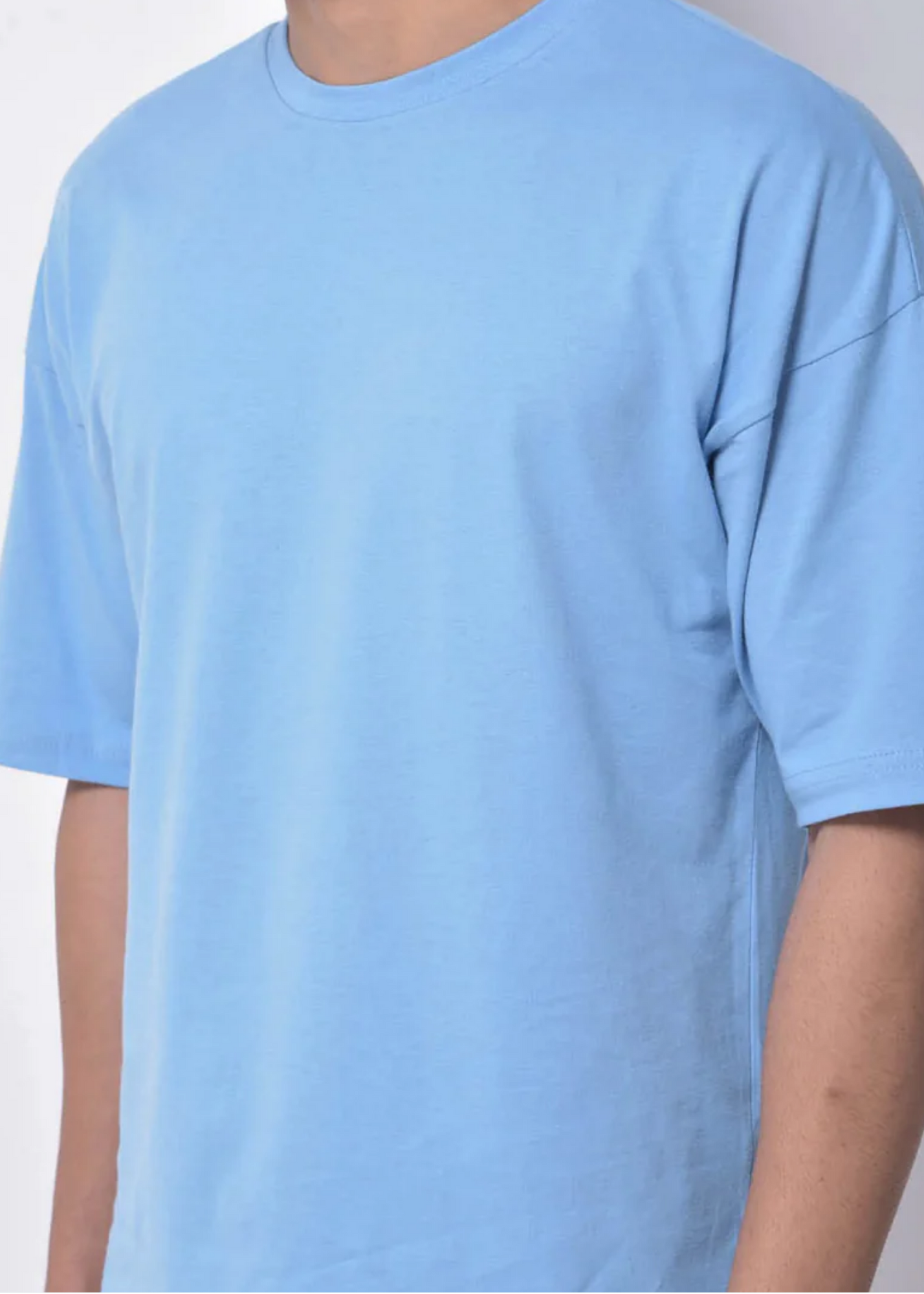 Dropshoulder Crewneck - Cyanblue