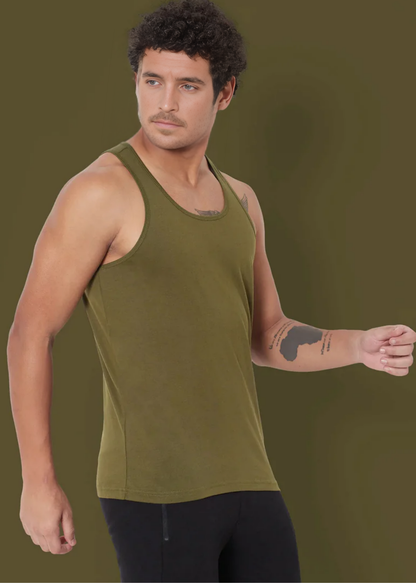 Tank Top - Olive Green