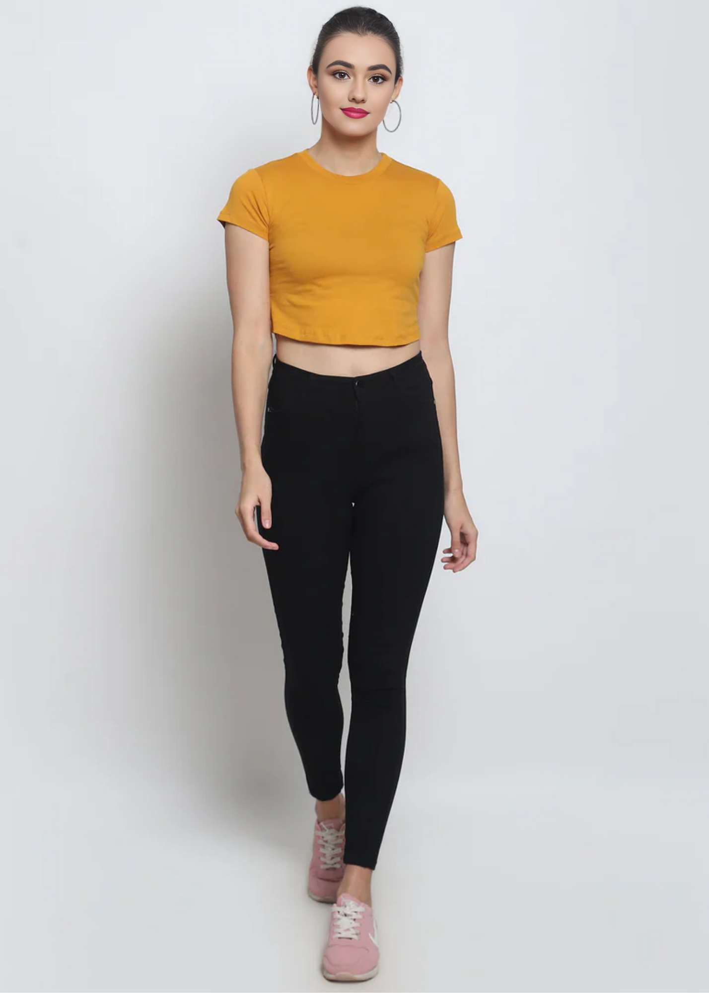 Crop Tops - Mustard