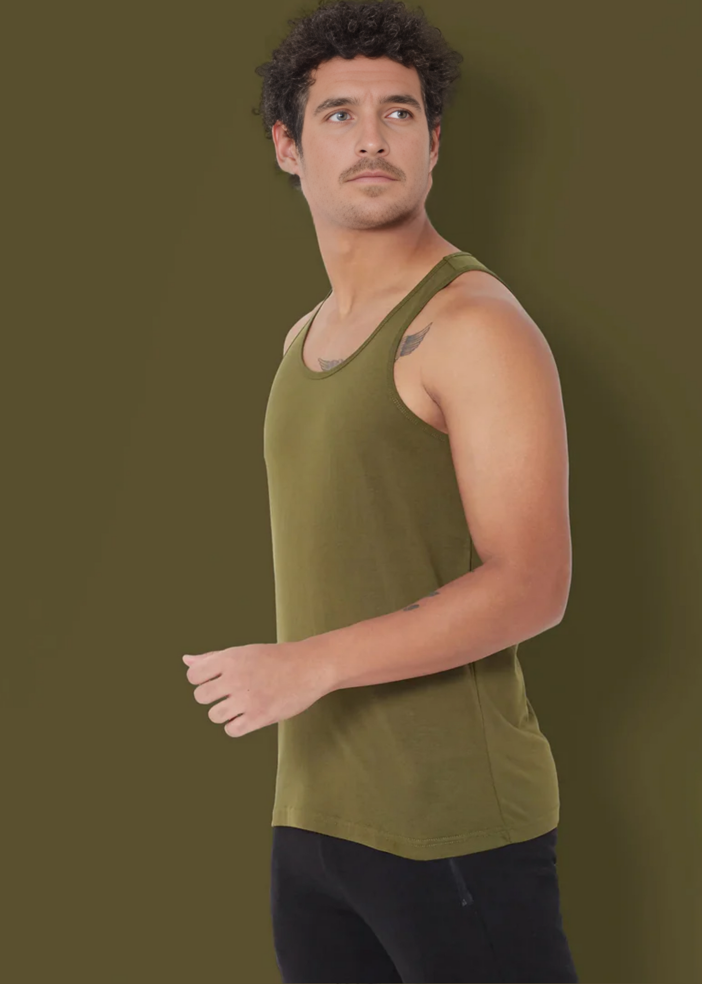 Tank Top - Olive Green