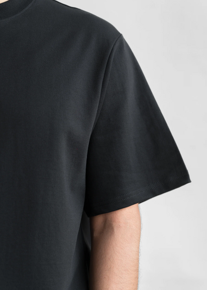 Drop Shoulders Tee - Black