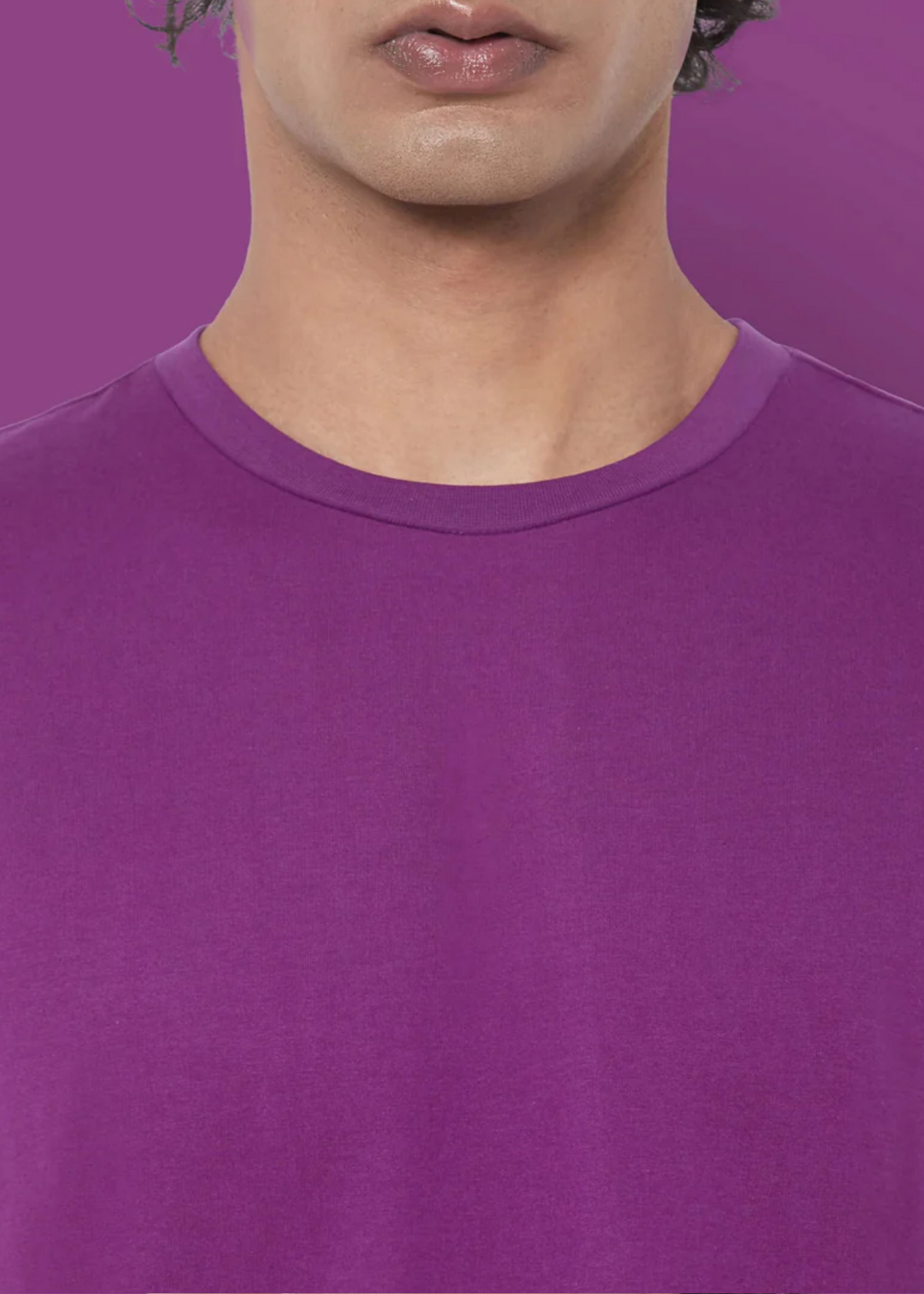 Dropshoulder Crewneck - Purple