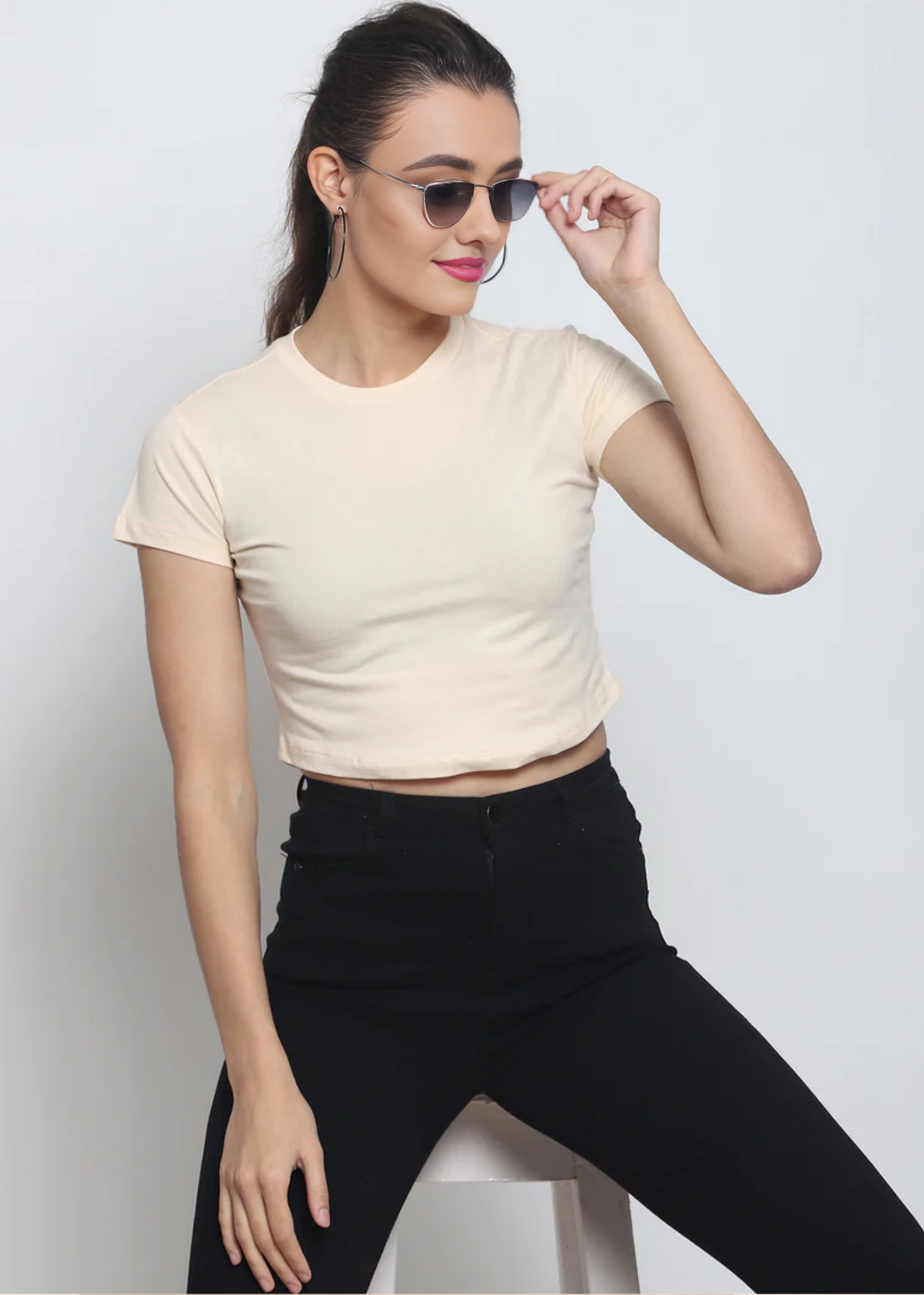 Crop Tops - Pale Ivory