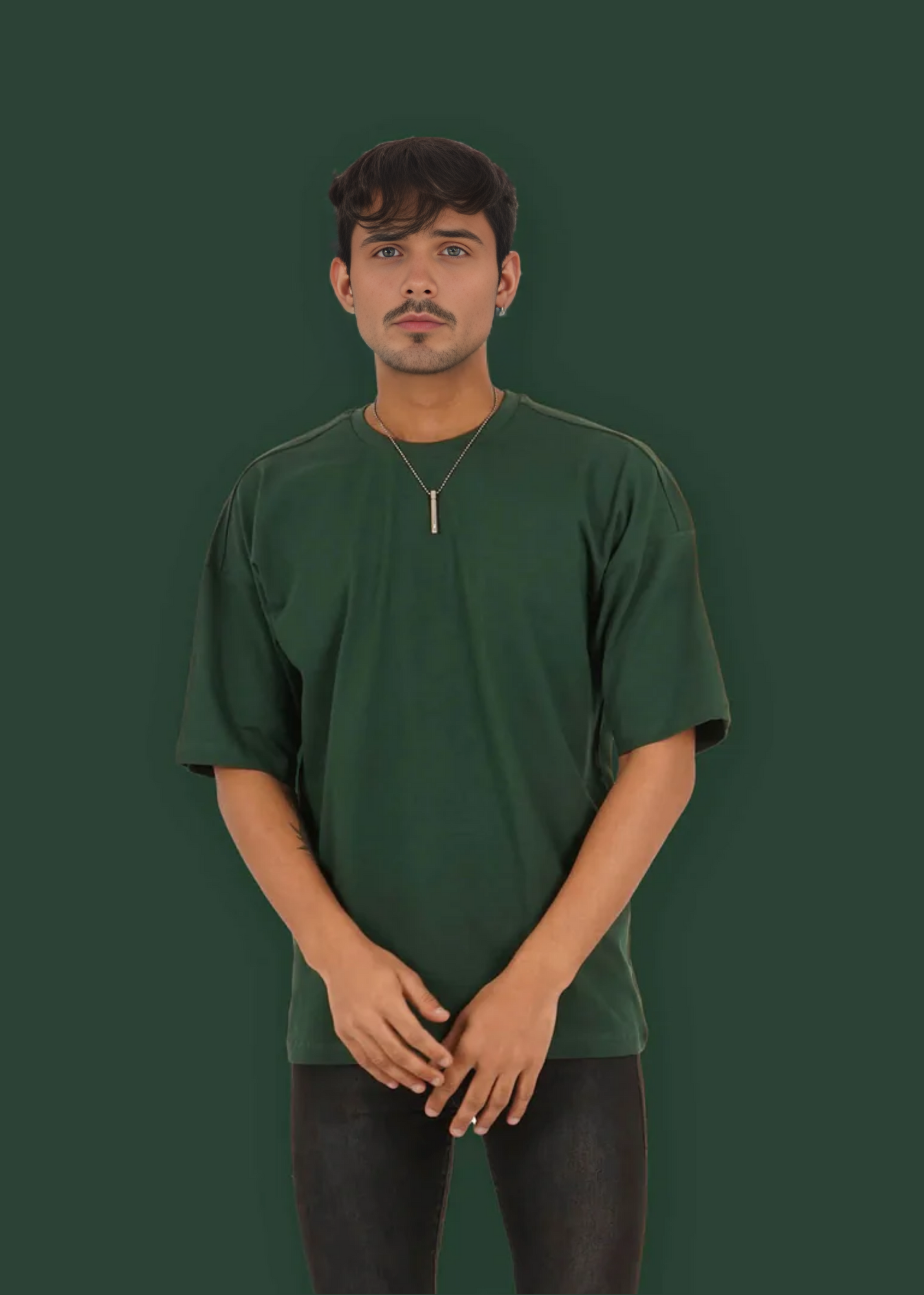 Dropshoulder Crewneck - Emerald