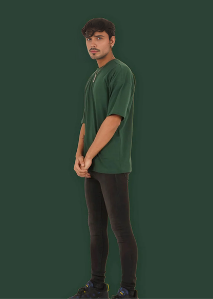 Dropshoulder Crewneck - Emerald