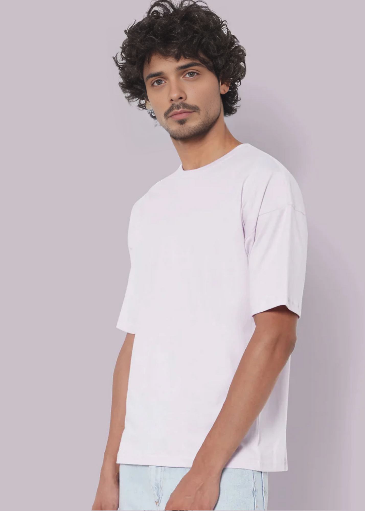 Dropshoulder Crewneck - Lilac