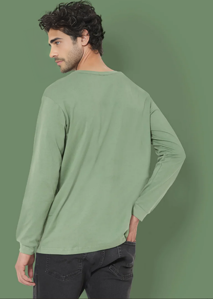 Crewneck Full Sleeves - Sage Green