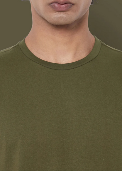 Dropshoulder Crewneck - Military Green