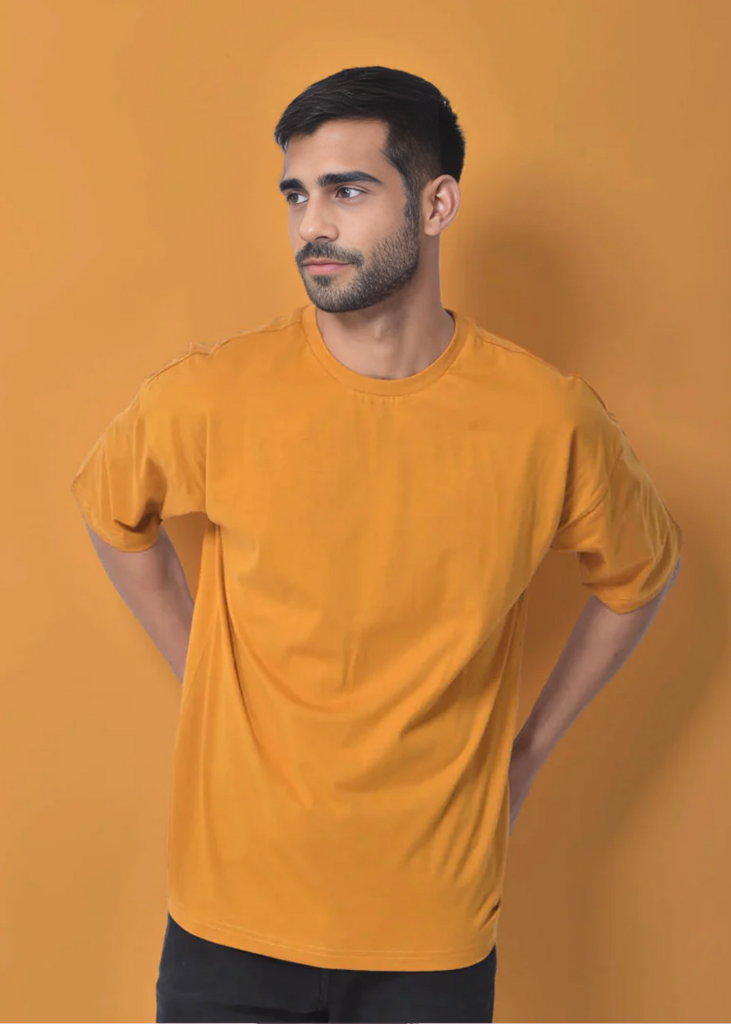 Dropshoulder Crewneck - Mustard