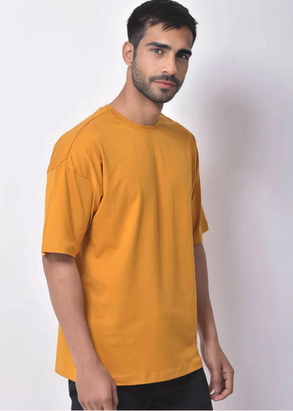 Dropshoulder Crewneck - Mustard