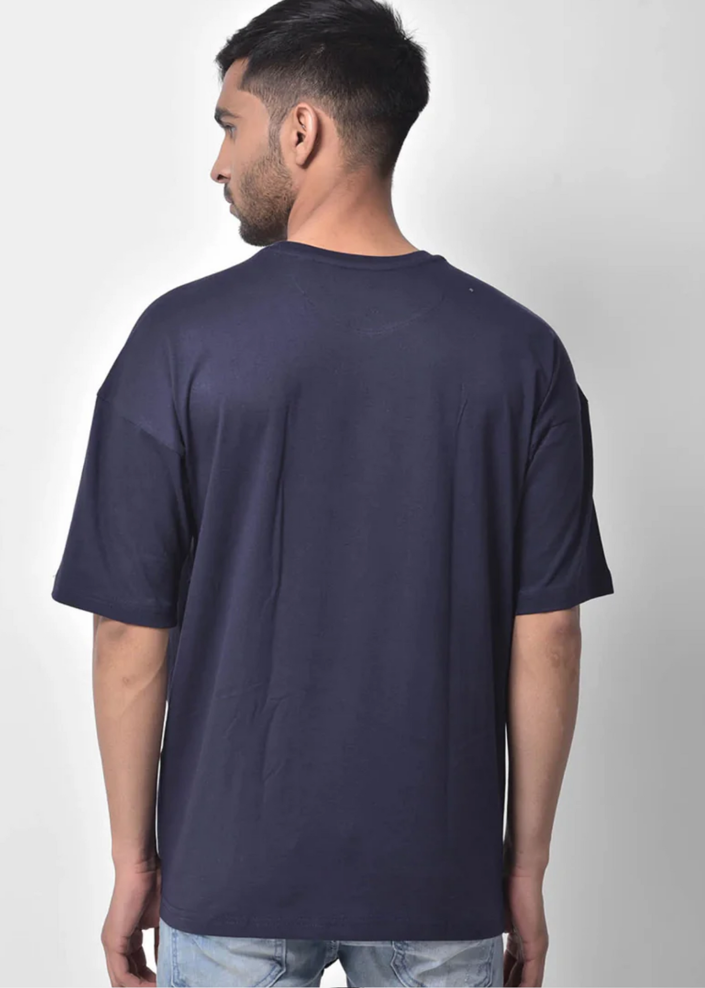 Dropshoulder Crewneck - Navy Blue