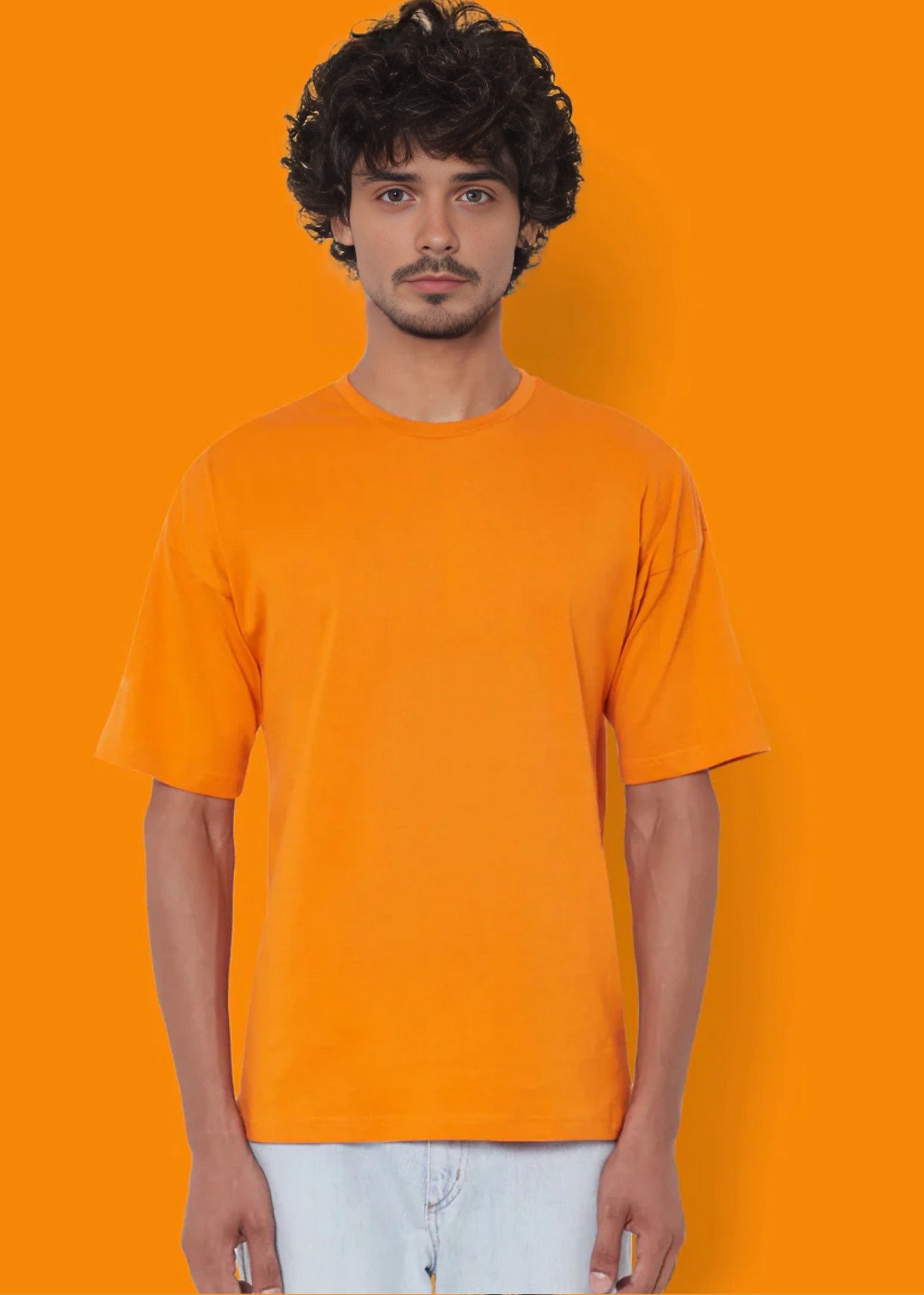 Dropshoulder Crewneck - Orange