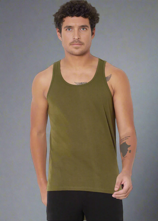 Tank Top - Olive Green